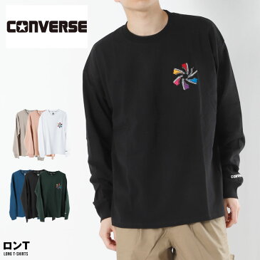 Tシャツ メンズ コンバース CONVERSE おしゃれ 長袖 長そで ワンポイント チャックテイラー