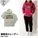 プーマ PUMA 裏起毛 パーカー トレーナー 女の子 140 150 160 グレー マゼンタ 裏起毛スウエットフーディー ジュニアサイズ 人気