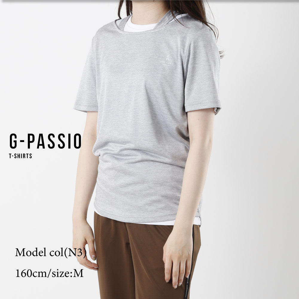 ROPE' PICNIC ROPE PICNIC ロペピクニック カットソー 半袖 Tシャツ スポーツウェア 運動着 ヨガウエア ヨガドライ g-passio-10021956 G-passio (ジーパッシオ) サンプル画像2