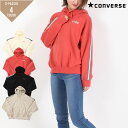 converse コンバース 裏毛 トレーナー パーカー スウェット ライン ブランド カジュアル レディース トップス 春 ファッション ロゴトレーナー ゆったり オーバーサイズ