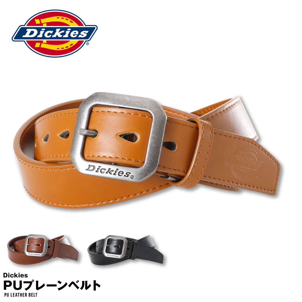 Dickies 디키즈 벨트 플레인 벨트 35mm 가죽 가죽 벨트 PU 가죽 합피 남성 여성 멋쟁이 가죽 벨트