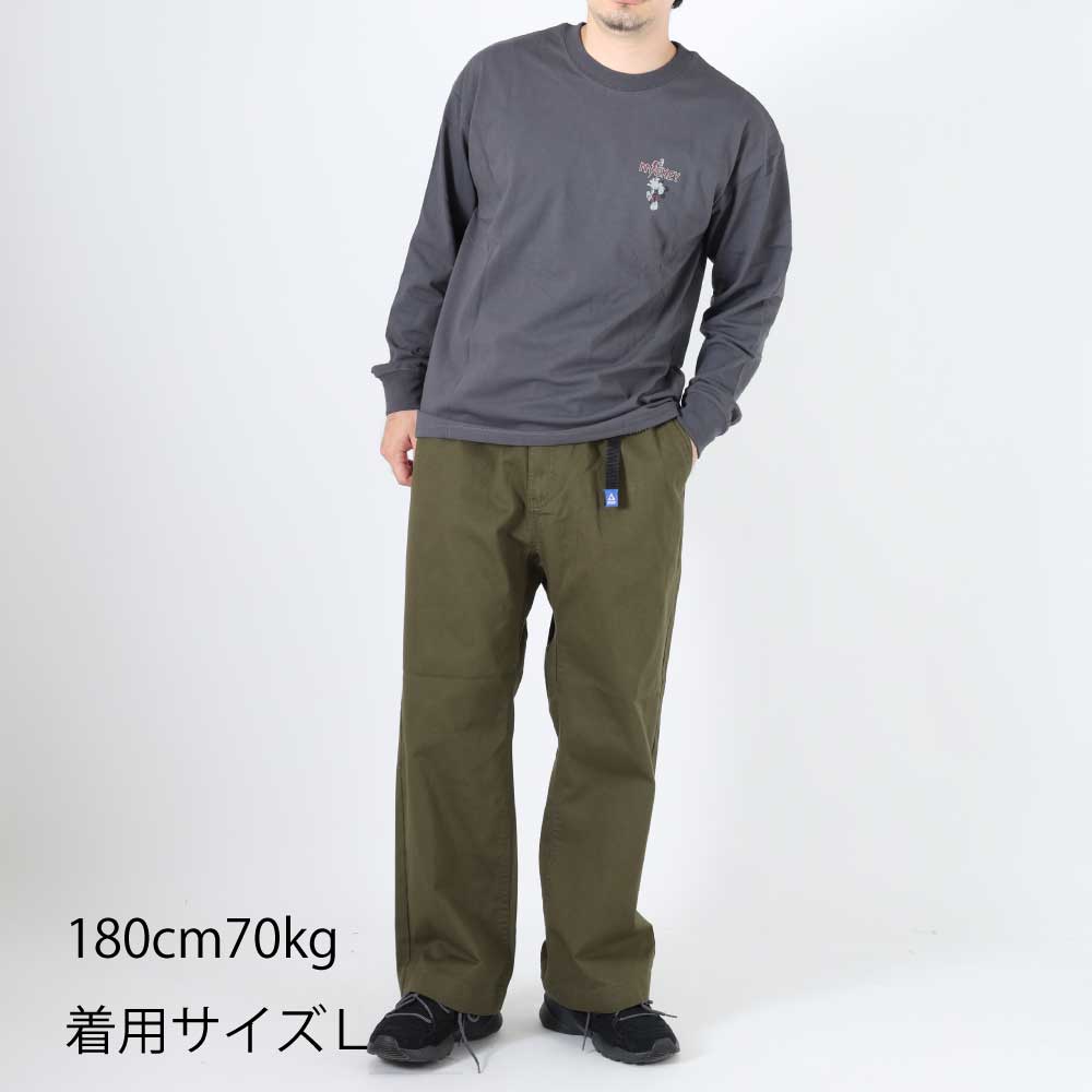 ミッキー ミッキーマウス ディズニー Disney ロック バンT バンドTシャツ 長袖 長そで Tシャツ メンズ レディース おしゃれ 人気 ロゴ