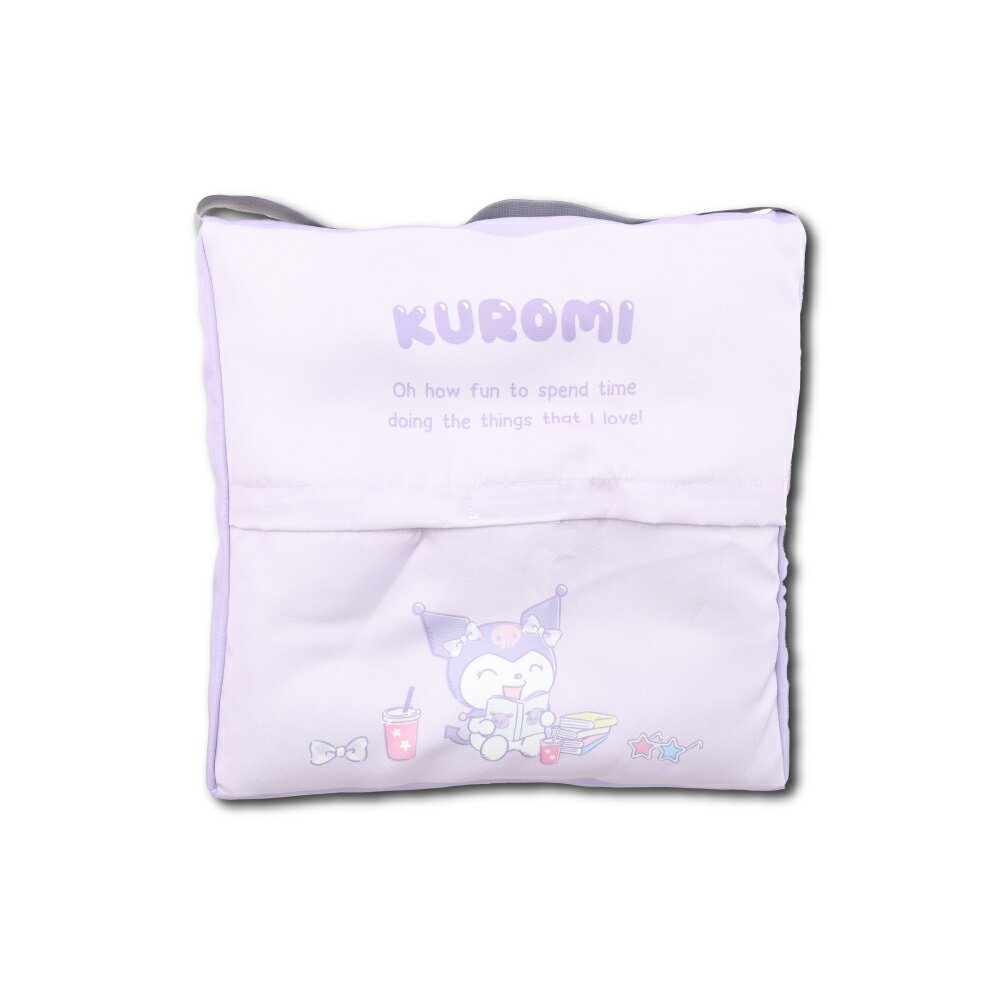 クロミ サンリオ スクールクッション 座布団 学校用 学童 キッズ ジュニア 小学生 中学生 お名前ネーム付き 洗える カバータイプ ゴム付き かわいい ガーリー デスクチェア用 2