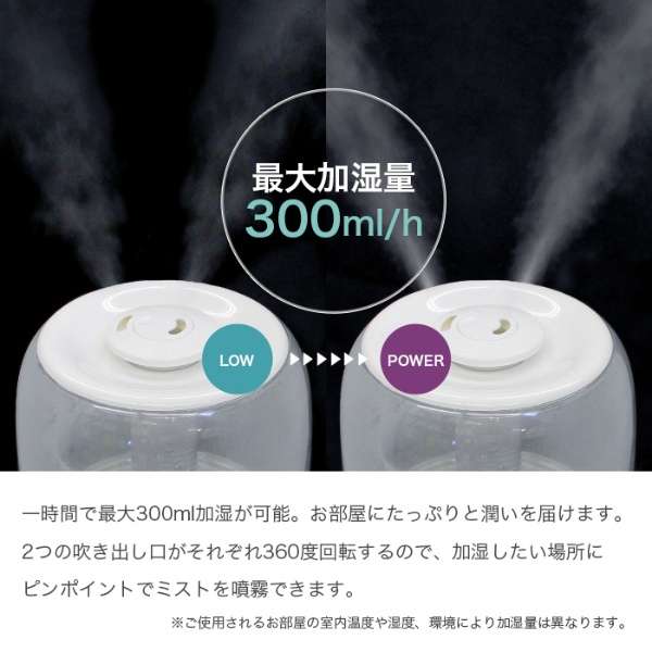 サライウォーター20L＆超音波加湿器セット 次亜塩素酸水 4L容量【送料無料】 噴霧 クリーンに 部屋 ペット タバコ 生ゴミ 充満 次亜塩素酸 菌 ウイルス 無害 消臭 除菌（噴霧器）（SRIJ35）20201026