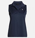 PeakPerformance ピークパフォーマンス Women 039 s W Illusion SL Polo レディース ノースリーブポロシャツ Blue Shadow