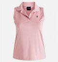 PeakPerformance ピークパフォーマンス Women 039 s W Illusion SL Polo レディース ノースリーブポロシャツ Warm Blush