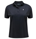 PeakPerformance ピークパフォーマンス23 Women's W Illusion SS Polo レディース ポロシャツ Black