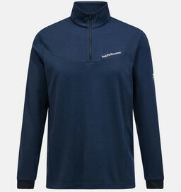 Peak Performance ピークパフォーマンス Chase Half Zip Salute Blueハーフジップミッドレイヤー