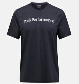 PeakPerformance ピークパフォーマンス Alum Light Short Sleeve Black 化繊Tシャツ