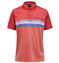 PeakPerformance s[NptH[}X Player Print Polo Trek Pink |Vc