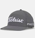 タイトリスト タイトリスト Titleist Featherweight Cap Charcoal/White スプリットパネルデザインキャップ