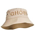 GHOST GOLF ゴーストゴルフ GHOST BUCKET HAT - PLAY FEARLESSLY SAND リバーシブル・バケットハット