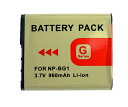 SONY（ソニー）NP-BG1（3.7V）（960mAh）1年製品保障！PL保険加入！メール便送料無料！デジタルカメラ互換バッテリー！DSC532P17Sep16