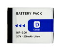 SONY（ソニー）NP-BD1(3.7V)(1200mAh)1年製品保障！PL保険加入！メール便送料無料！デジタルカメラ互換バッテリー！Cyber-shot532P17Sep16