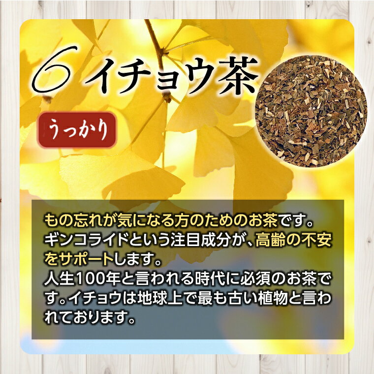 イチョウ茶・イチョウ葉
