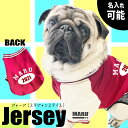 ジャージ RED レッド スタジャン 名入れ 犬 小型犬 犬用 犬服 ウェア ドッグウエア 犬の服 秋冬 2023 スポーツ ペットかっこいい ネイビー オリジナル M L XL XXL ワンちゃん うちの子グッズ おでかけ お散歩 イベント 小型犬 薄手 人気 インスタ 映え トップス