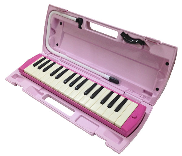 YAMAHA/ヤマハ　P-32EP＋どれみシール　ピンク　新モデル　32鍵盤ピアニカ　鍵盤ハーモニカ【P2】