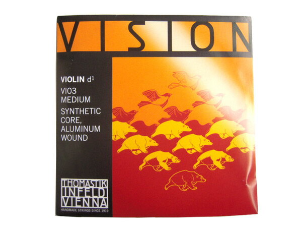 Thomastik Vision　VI03　4/4サイズ　D線　バイオリン弦　シンセティックコア/アルミ巻　ビジョン/ヴィジョン