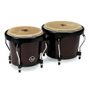LP エルピー ボンゴ LPA601-DW LP Aspire Wood Bongos Black Hardware