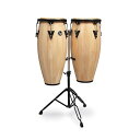 【15日限定ポイント8倍】LP エルピー コンガ LPA646-AW LP Aspire 10 inch & 11 inch Conga Set Wood with Double Stand
