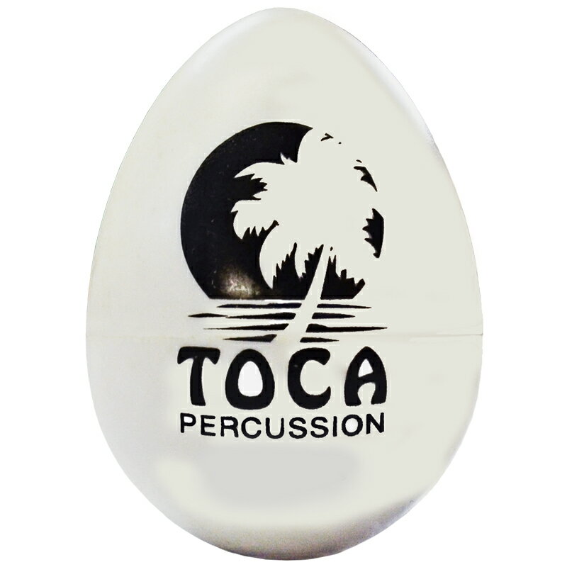 TOCA　T-2105 White Egg Shakers T2105 White　エッグシェイカー ホワイト 1個　マラカス　シェーカー　Percussion パーカッション　トカ【smtb-KD】【RCP】