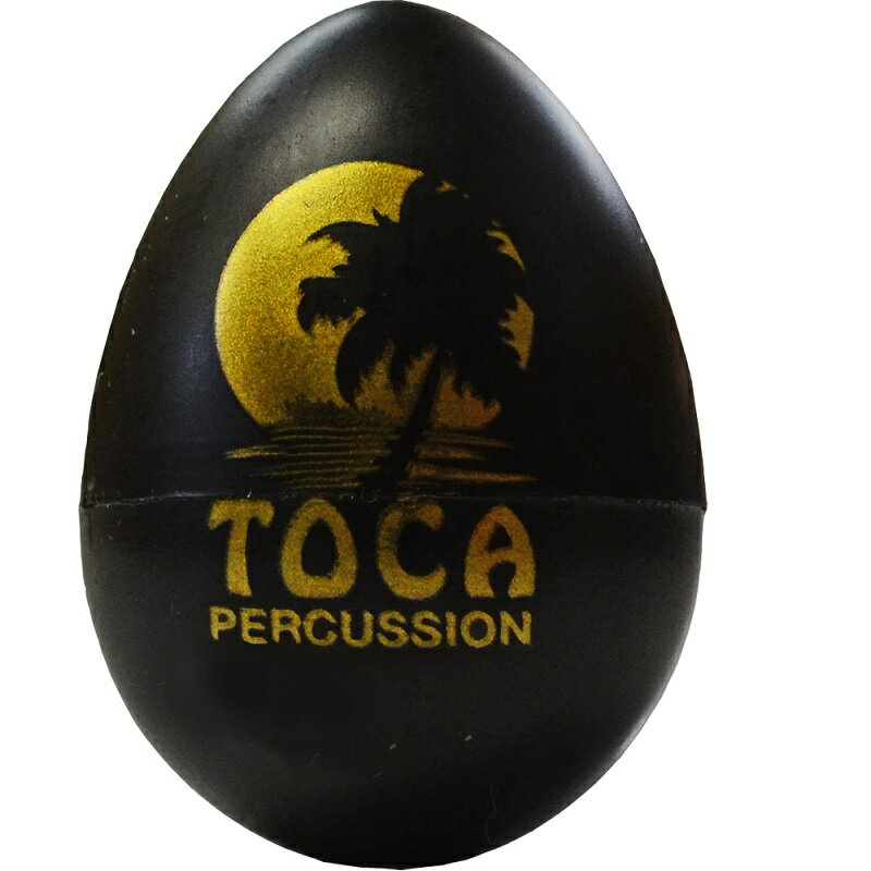 TOCA T-2107 EGG SHAKERS BLACK　T2107 Black エッグシェイカー ブラック 1個　マラカス　シェーカー　Percussion パーカッション　トカ【smtb-KD】【RCP】