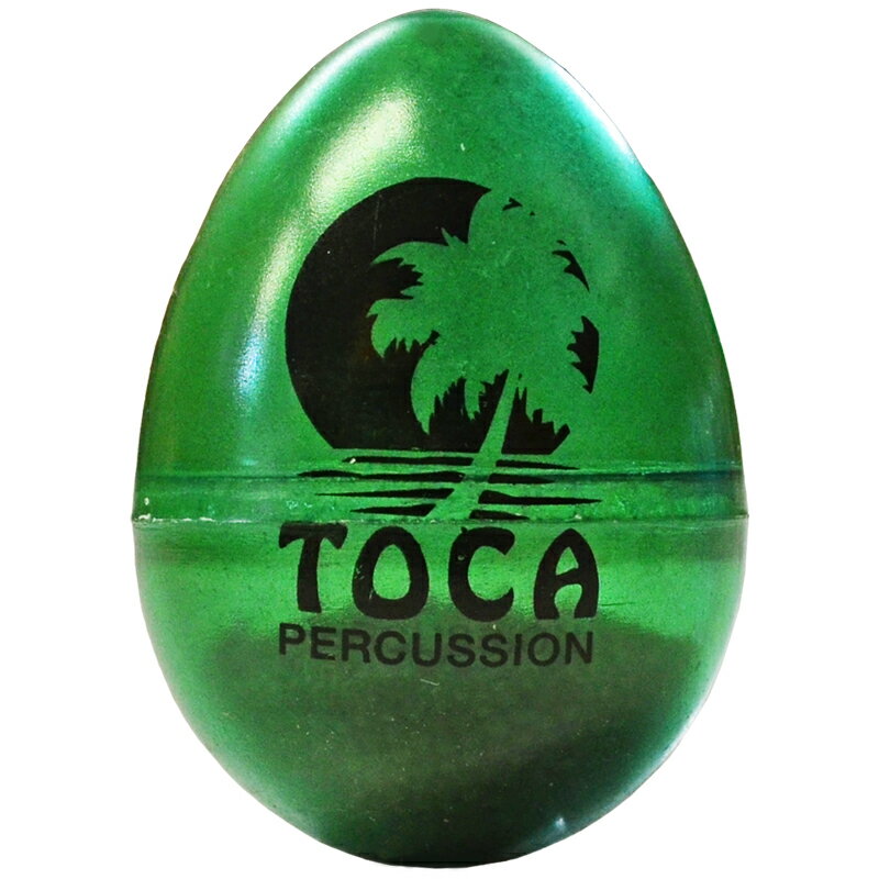 TOCA T-2104 Egg Shaker Gel GR　T2104 Gel Assorted GR エッグシェイカー グリーン 1個　マラカス　シェーカー　Percussion パーカッション　トカ【smtb-KD】【RCP】