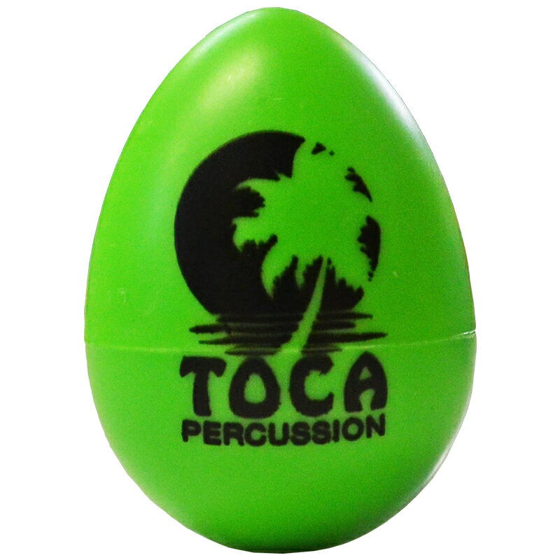 TOCA T-2106 Egg Shaker Rainbow GR　T2106 Rainbow GR エッグシェイカー グリーン 1個　マラカス　シェーカー　Percussion パーカッション　トカ【smtb-KD】【RCP】