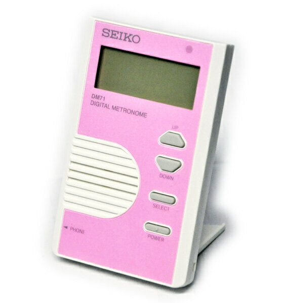 SEIKO デジタルメトロノーム DM71P ピンク カードサイズで使いやすい！ セイコー