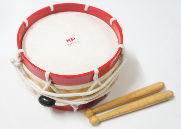 【ラッピング可】キッズパーカッション　KP-320/KD/RE　キッズドラム　太鼓　たいこ　Kids Percussion　MUSIC FOR LIVING　NAKANO　ナカノ　楽器玩具　知育玩具【smtb-KD】【RCP】【P2】