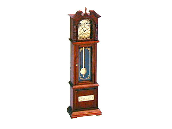 【ラッピング対応】Sankyo オルゴール ミニアンティーク YA-217S/YA217S おじいさんの古時計 古典風振子時計型 日本電産サンキョー商事