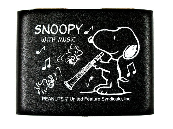 SNOOPY with Music　SCL-05　ブラック　5枚収納　SCL05　B♭クラリネット用リードケース　スヌーピーバンドコレクション