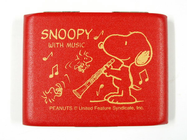 SNOOPY with Music　SCL-05R　レッド　5枚収納　SCL05R　B♭クラリネット用リードケース　スヌーピーバンドコレクション