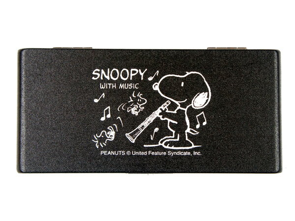 【ポスト投函】SNOOPY with Music SCL-10 ブラック 10枚収納 SCL10 B♭クラリネット用リードケース スヌーピーバンドコレクション