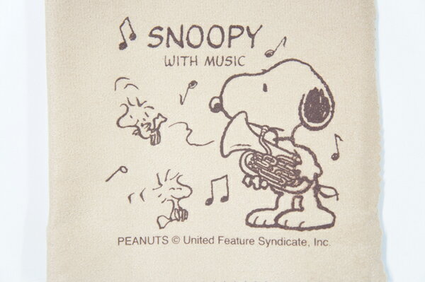 SNOOPY with Music　SCLOTH-EP　ユーフォニアム柄クリーニングクロス　スヌーピーバンドコレクション/SNOOPY BAND CO…
