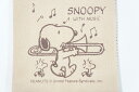 SNOOPY with Music　SCLOTH-TB　トロンボーン柄クリーニングクロス　スヌーピーバンドコレクション/SNOOPY BAND COLLECTION