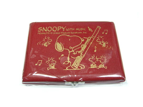 【ポスト投函】SNOOPY with Music SFG05R/SFG-05R レッド ファゴット用リードケース バスーン用リードケース 5枚収納可能 スヌーピーバンドコレクション/SNOOPY BAND COLLECTION