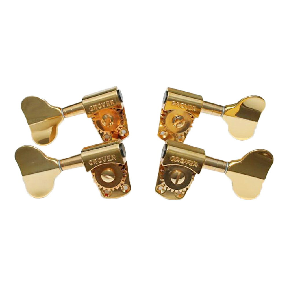 グローバーの145シリーズはベース用ペグで、基本的に2:2のレイアウトですが簡単な組替えで4-inlineのレイアウトにも変更できる糸巻きです。 Type: 2対2 (4個セット) Finishes: Gold Hole Size: 21/32" (約16.669mm) ギア比: 20 : 1 重さ: 約105g (1個)