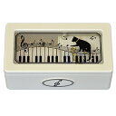 【ポイント8倍!10日まで】プラ宝石箱 ネコ18弁BOX ホワイト ~星に願いを~ ニデックインスツルメンツ オルゴール