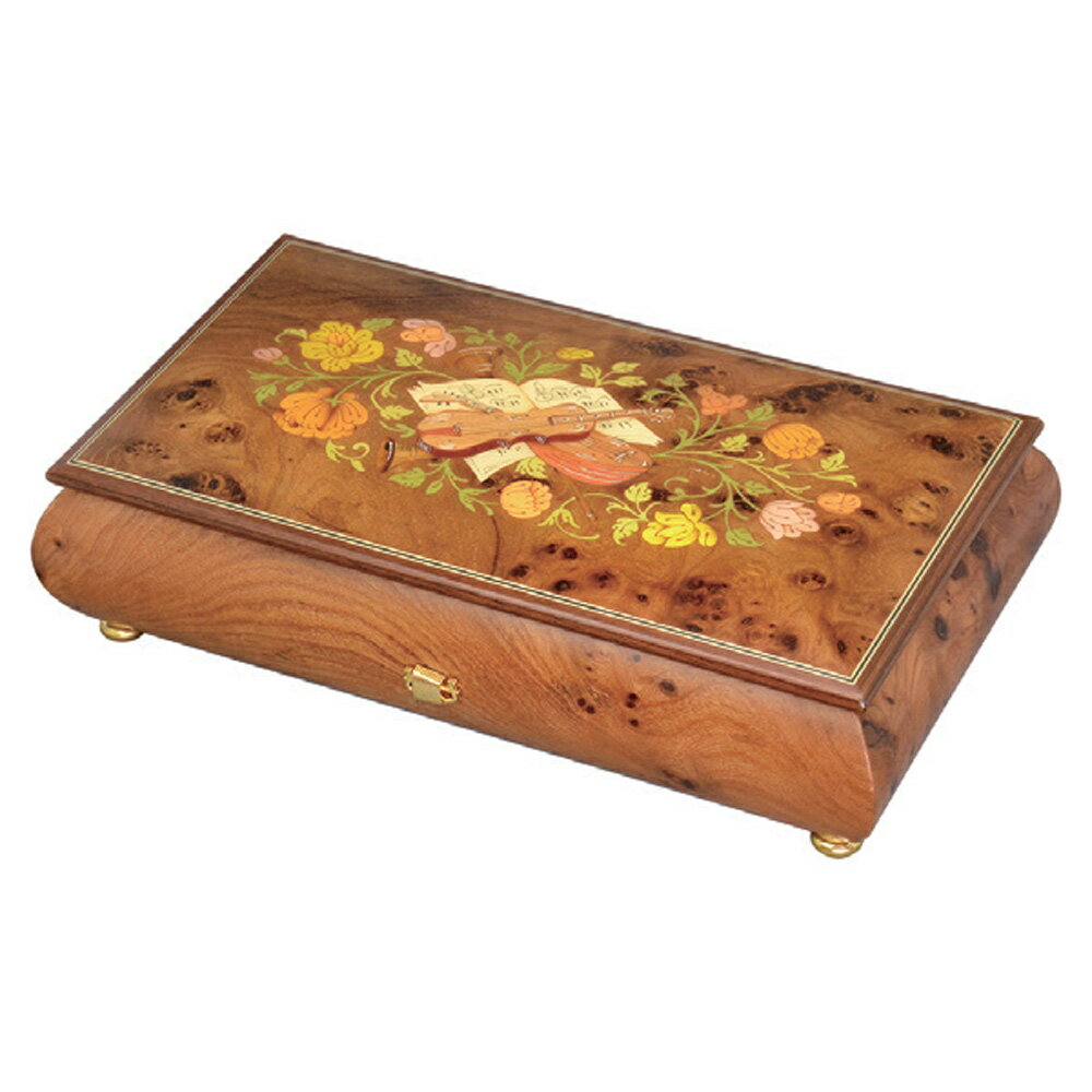 【15日までポイントUP】イタリア製象嵌ボックス 50弁オルフェウス ニデックインスツルメンツ オルゴール