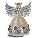 ガラス天使オルゴール 天使(小)花柄 ニデックインスツルメンツ オルゴール