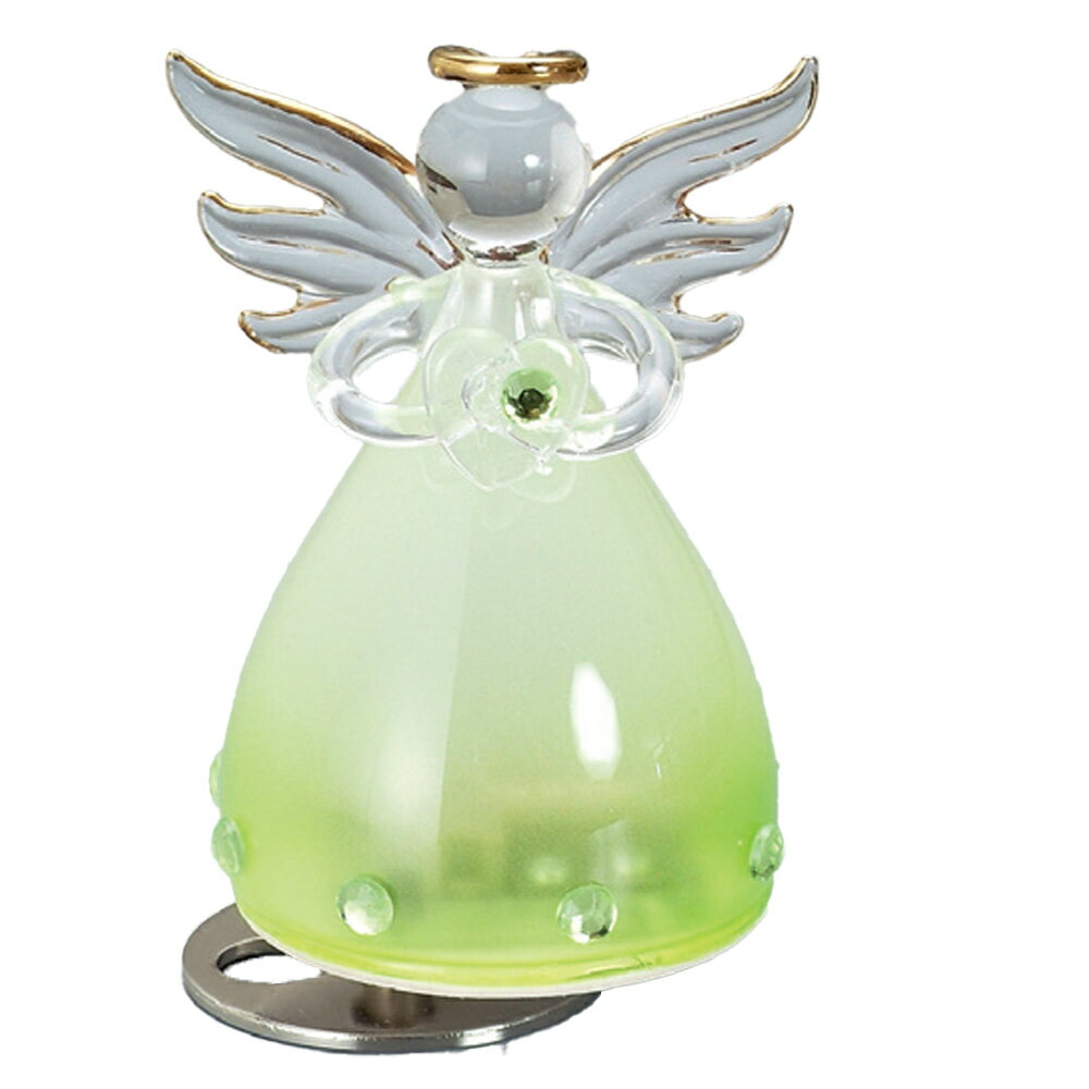 【26日までポイントUP】12ヶ月シリーズ ガラス天使オルゴール 8月 ペリドット ~メモリー~ ニデックイン..