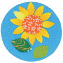 【ポイント8倍!10日まで】ちりめん壁掛けオルゴール 花 向日葵8 月 ニデックインスツルメンツ オルゴール