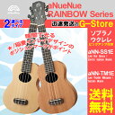 【GW限定ポイント10倍！】【選べる！】aNueNue/アヌエヌエ　aNN-SS1E（スプルース）　or　aNN-TM1E（マホガニー）　ピックアップ付ソプラノウクレレ