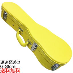 【GW限定ポイント10倍！】ORCAS　UC-120C　Yellow/イエロー　コンサートウクレレ用　木製ハードケース　オルカス