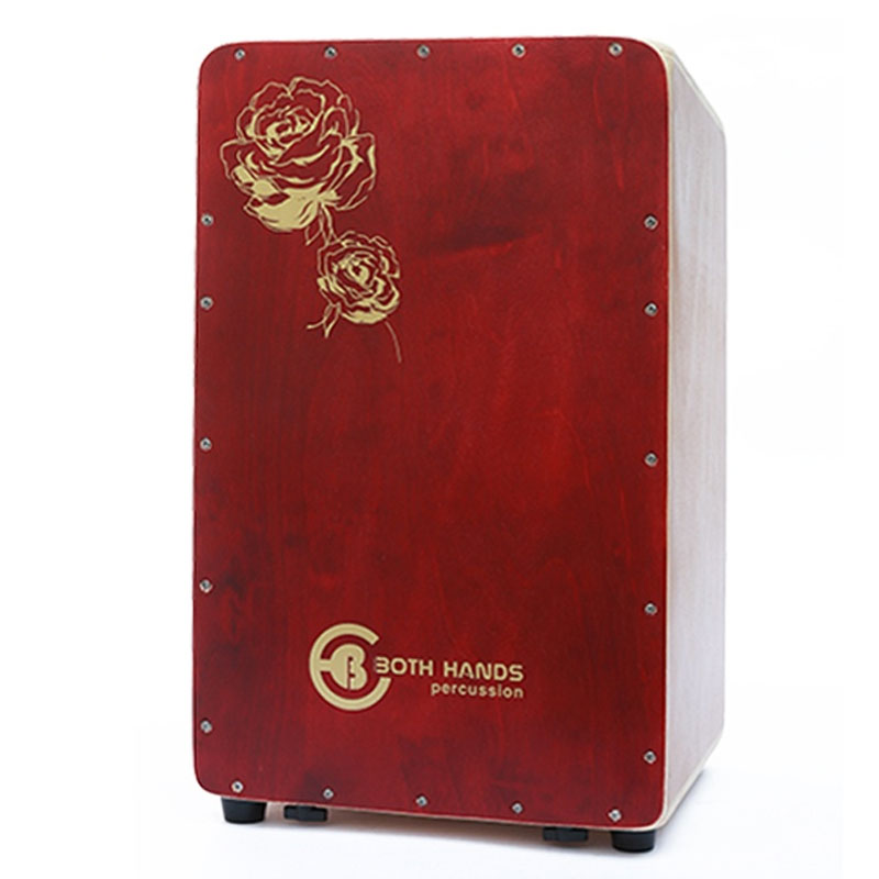 【15日までポイント10倍】BothHands PERCUSSION カホン BHC-RR ROSE CAJON 収納バッグ付 ローズカホン アコースティ…