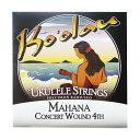 Ko'olau UKULELE STRINGSMAHANAシリーズ　コンサートウクレレ用セット弦（4弦ワウンド）　MAHANA CONCERT WOUND 4THJAN:4991966130244商品コード:713024ハワイ・オアフ島のウクレレブランド【Ko'olau(コオラウ)】のウクレレ用セット弦です。■MAHANA(マハナ)シリーズハワイ語で「温かさ」を意味するMAHANA。その名の通り、温かみのあるばらつきのないトーンとサウンドが特徴の弦です。高品質のクリアナイロン弦は、コンピューター制御のレーザーカットマシンで直径やテンションが均一になるよう品質管理されています。完璧な音色と抑揚が楽しめるナイロン弦と言えるでしょう。■仕様　コンサートウクレレ用1弦：A PLAIN2弦：E PLAIN3弦：C PLAIN4弦：G WOUND