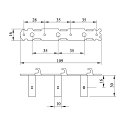 【29日までポイント10倍】アリア　クラシックギター用ペグセット AT-95C：カラー：ニッケル AT95C　Aria 2