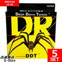 DR STRINGS エレキ弦 DDT-10×5セット DropDown Tuning Medium 10-46