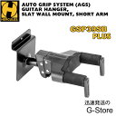 HERCULES ギターハンガー GSP39SB PLUS ネックロック付き スラットウォールタイプ ショートアーム